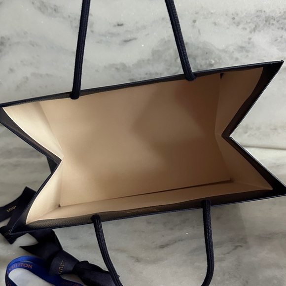 Louis Vuitton Navy and Orange Gift Bags - Picture 6 of 9